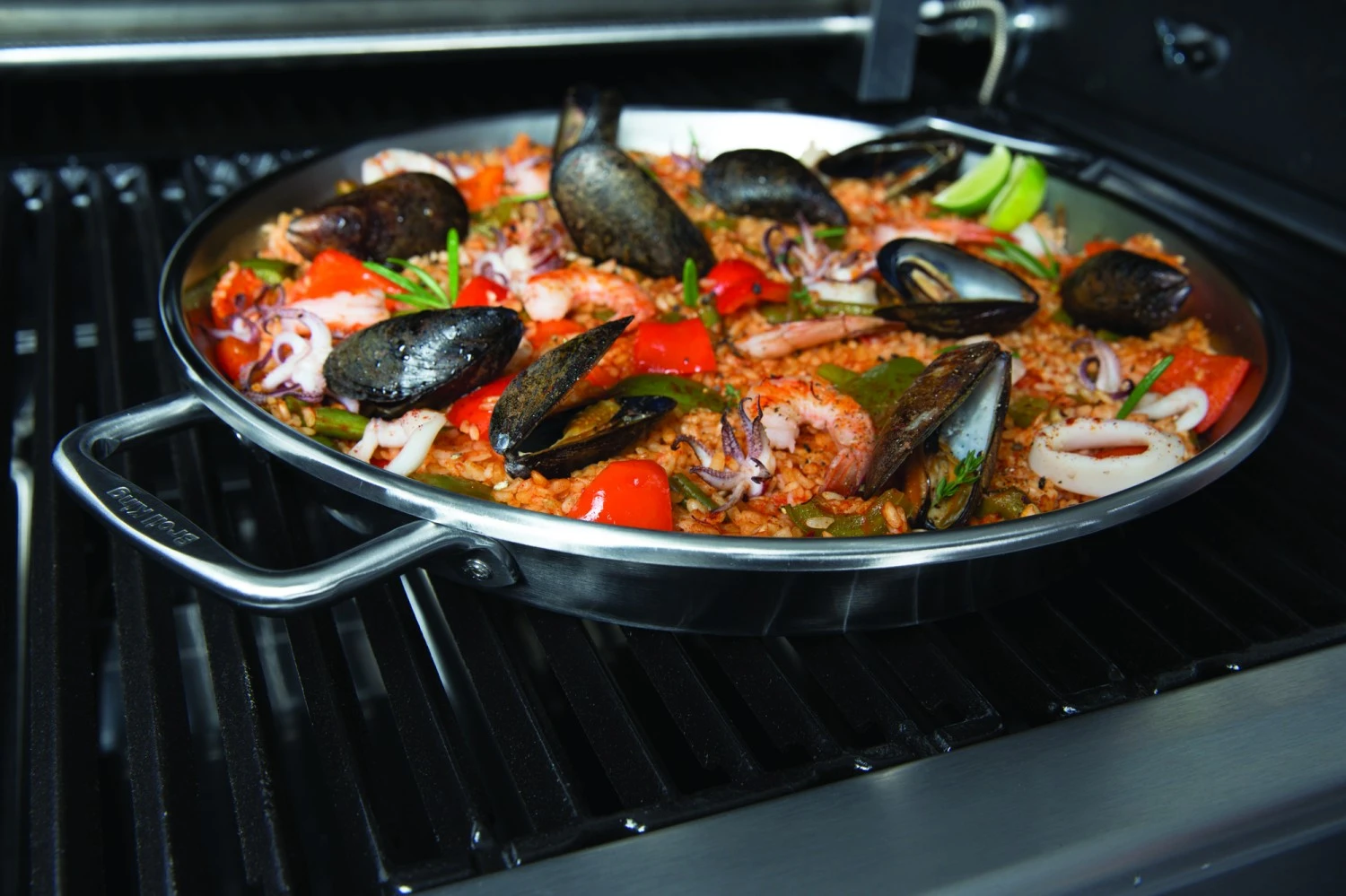 Broil King Paella Pfanne - Edelstahl Ø 35,6 Cm 3 Broil King Paella Pfanne - Edelstahl Ø 35,6 Cm - Image 3