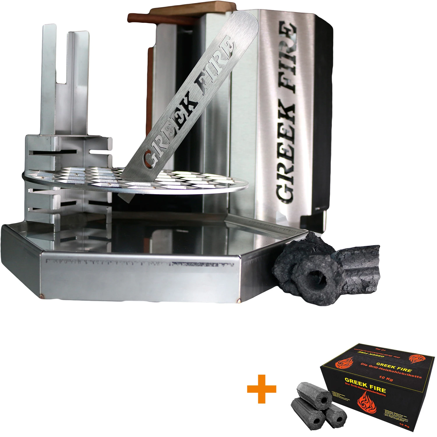 Greek Fire Greeker Set Mit 10kg Greek Fire Holzkohlebriketts 1 Greek Fire Greeker Set Mit 10kg Greek Fire Holzkohlebriketts