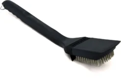 Broil King Holz Grillbürste 47cm Mit Edelstahlborsten + Spritzschutz -Grill Welt Geschäft 17025 Broil King Holz Grillbuerste 65225 4