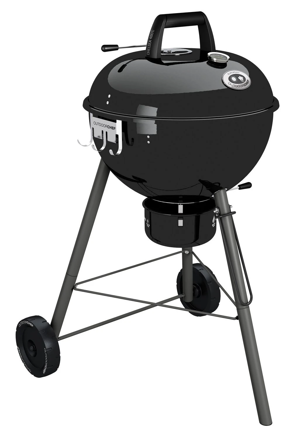 Outdoorchef Holzkohle Kugelgrill Chelsea 480 C Schwarz 2 Outdoorchef Holzkohle Kugelgrill Chelsea 480 C Schwarz - Image 2