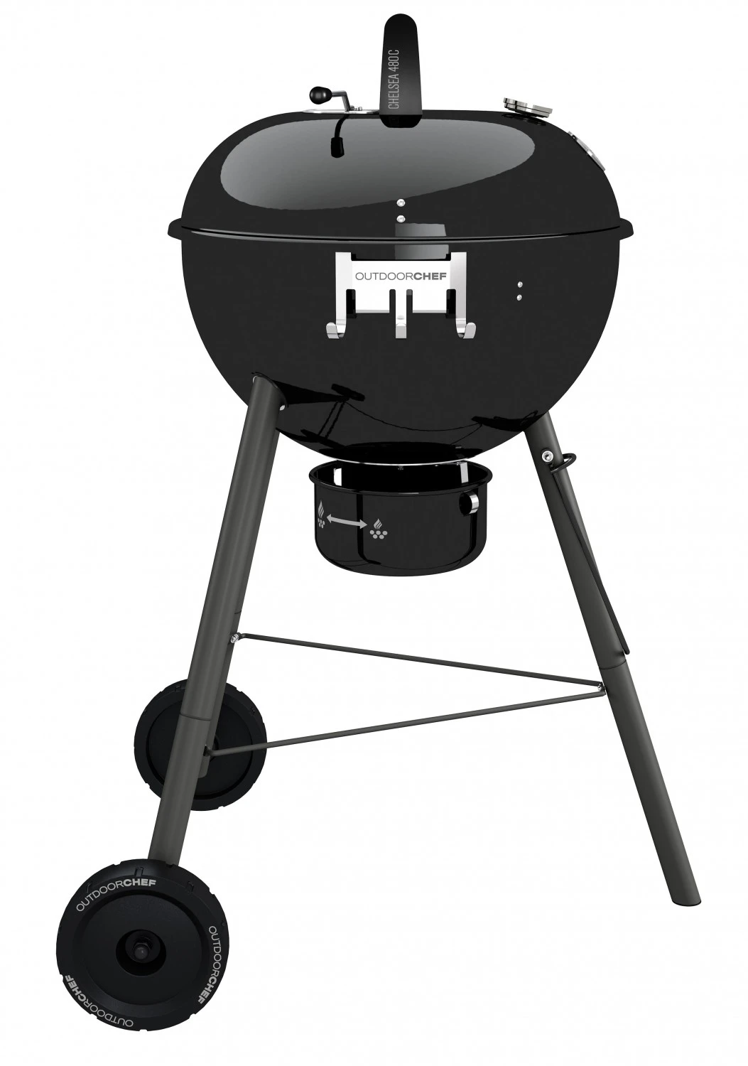 Outdoorchef Holzkohle Kugelgrill Chelsea 480 C Schwarz 1 Outdoorchef Holzkohle Kugelgrill Chelsea 480 C Schwarz