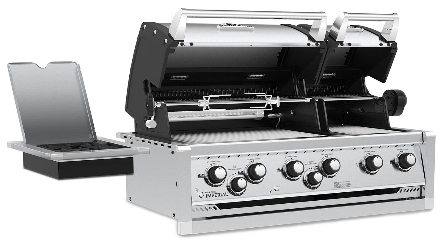 Broil King Imperial 690XL PRO Einbaugrill Mit Drehspieß + Seitenbrenner - Modell 2023 3 Broil King Imperial 690XL PRO Einbaugrill Mit Drehspieß + Seitenbrenner - Modell 2023 - Image 3