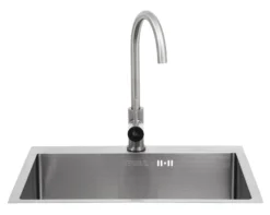 BULL Spülbecken In Der Größe L, 55 X 40 X 20 Cm, Inkl. Wasserhahn (für Warm/kalt)