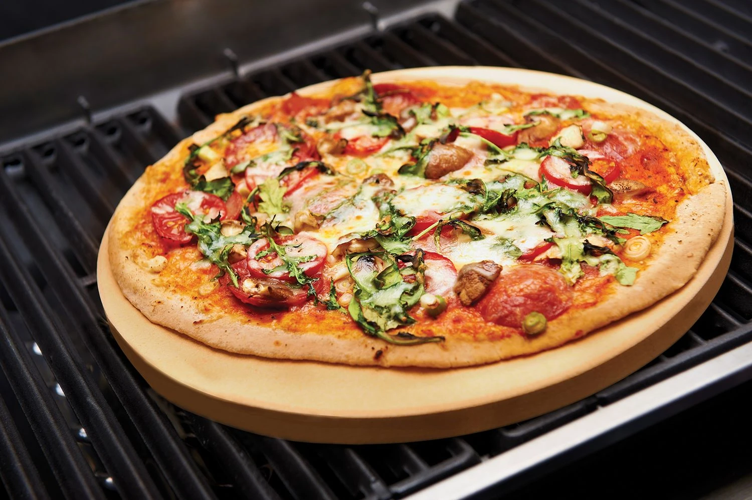 Broil King Pizzastein - Extra Dick, Ø 38cm 2 Broil King Pizzastein - Extra Dick, Ø 38cm - Image 2