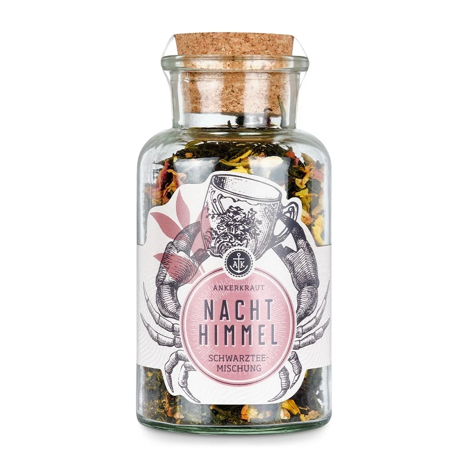 Ankerkraut Tee-Box "Mit Allen Wassern Gewaschen" - Mit Sencha Gojibeere, Nachthimmel, Orange Grapefruit 2 Ankerkraut Tee-Box "Mit Allen Wassern Gewaschen" - Mit Sencha Gojibeere, Nachthimmel, Orange Grapefruit - Image 2