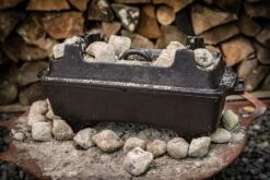 Grillfürst Dutch Oven Set BBQ Kastenform BK4 Aus Gusseisen - X-DEAL Inkl. Tragetasche / Aufbewahrungstasche, Gusseisen Pflege Und Deckelheber -Grill Welt Geschäft BBQ Kastenform Holzkohle 1