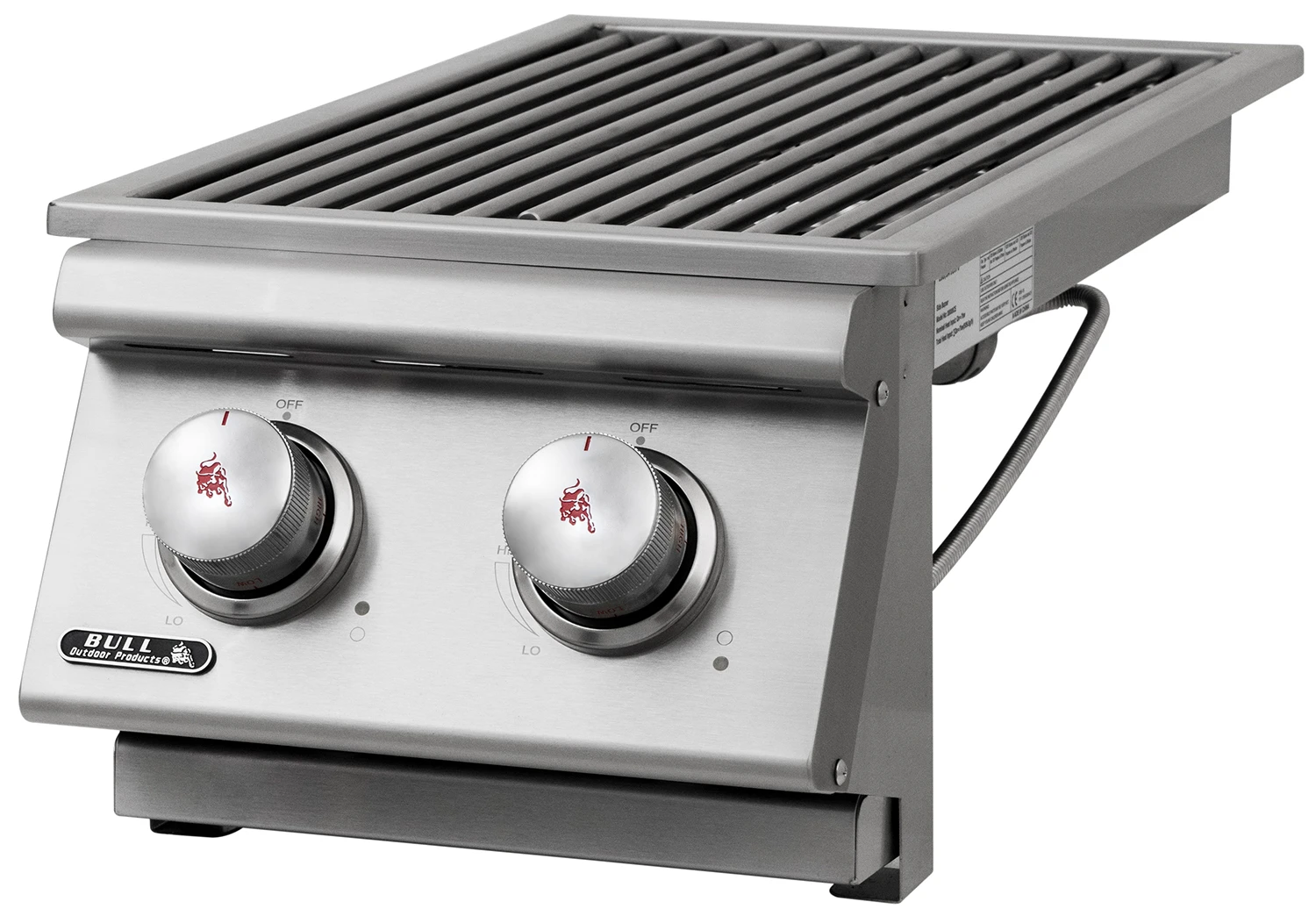 BULL Einbau Seitenbrenner Double / Edelstahl / Slide-In 2 BULL Einbau Seitenbrenner Double / Edelstahl / Slide-In - Image 2