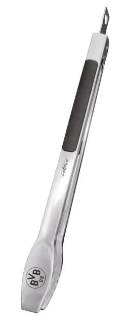 Grillfürst Premium Grillbesteck Set Mit Grillzange, -Wender Und -Gabel - Borussia Dortmund Edition In Geschenkverpackung -Grill Welt Geschäft BVB Premium Grillzange Edelstahl