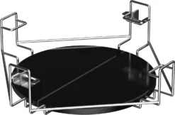 The Bastard Keramikgrill Classic Large - Solo - Schwarz Glänzend - Modell 2023 5 The Bastard Keramikgrill Classic Large - Solo - Schwarz Glänzend - Modell 2023 -Grill Welt Geschäft Bastard Multilevel Cooking System Hitzeschild