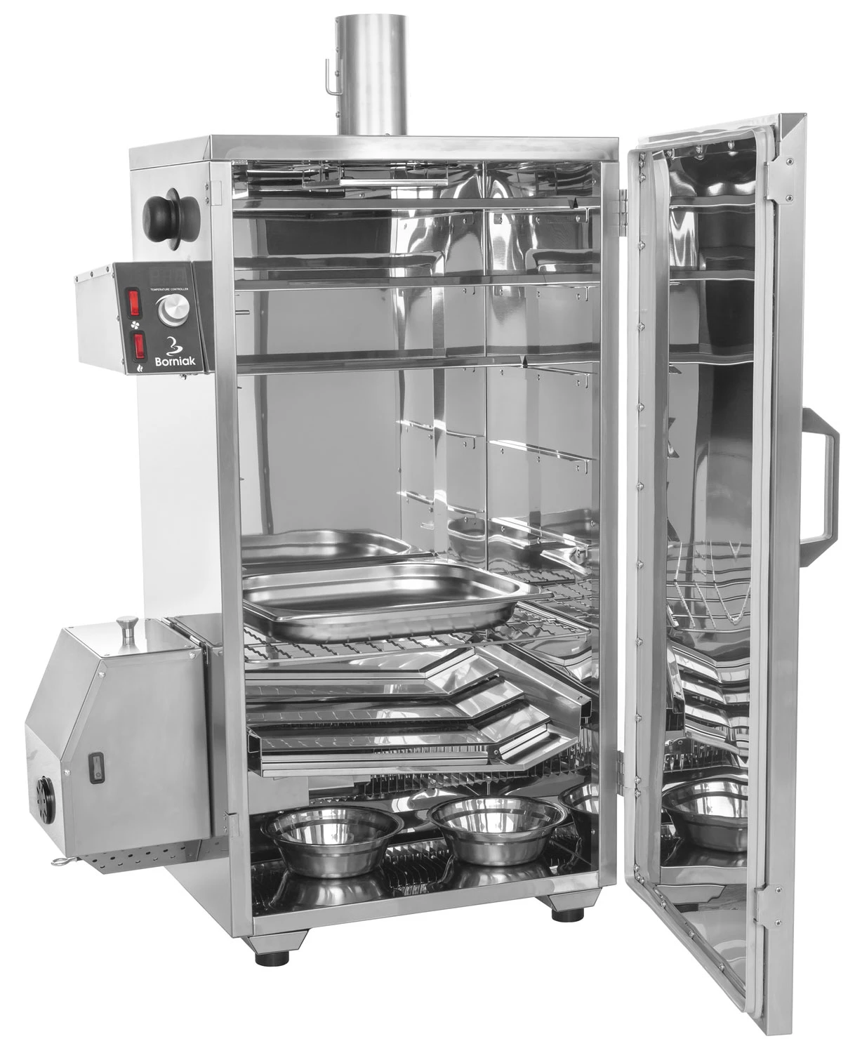 Borniak BBQ Smoker Digital BBDS-70 Edelstahl - Version 1.4 2 Borniak BBQ Smoker Digital BBDS-70 Edelstahl - Version 1.4 - Image 2