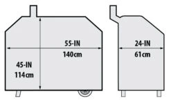 Broil King Abdeckhaube Für Pellet Smoker Regal 500 -Grill Welt Geschäft Broil King Abdeckhaube Pelletsmoker Regal 500 Abmessungen