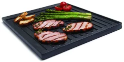 Broil King Grillplatte / Gussplatte Signet -Grill Welt Geschäft Broil King Grillplatte Gusseisen Signet 11221 propped 02
