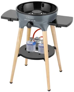 CADAC Gasgrill Citi Chef 40 FS BBQ / Dome Steel Grey, 50 Mbar -Grill Welt Geschäft CADAC Citi Chef 40 FS Steel Grey 2 Gaskartuschen