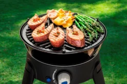 CADAC Camping Gasgrill Safari Chef 30 HP - Kartuschenbetrieb -Grill Welt Geschäft CADAC Safari Chef Grillrost Fisch Gemuese 4