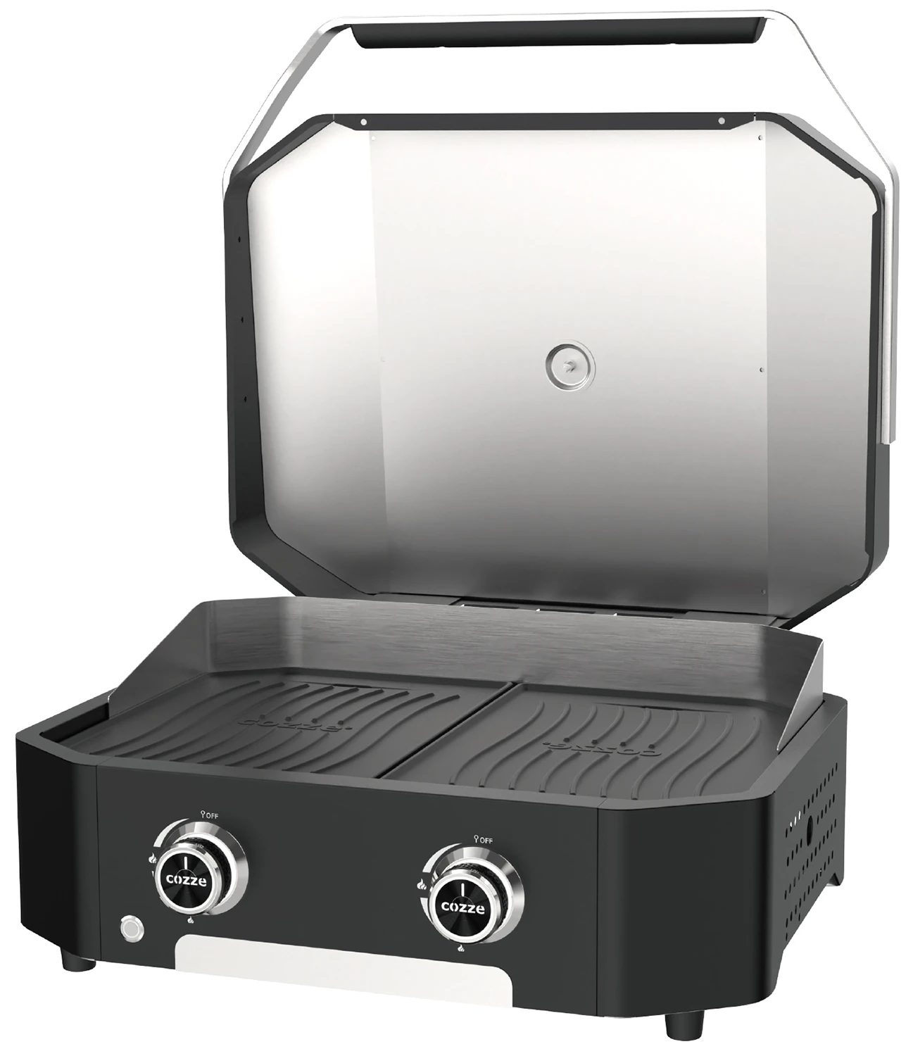 COZZE Plancha 600 / Plancha Grill Mit 2 Gusseisen Grillplatten 3 COZZE Plancha 600 / Plancha Grill Mit 2 Gusseisen Grillplatten - Image 3