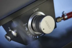 COZZE Pizzaofen Gas 42,5 Cm (17") Mit Thermometer - Inkl. Pizzastein -Grill Welt Geschäft Cozze Gas Pizzaofen Temperaturregelung 2