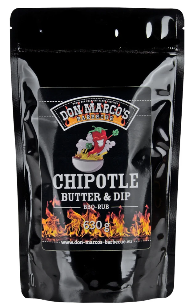 Don Marco`s Dry Rub Chipotle Butter & Dip 630g Beutel 1 Don Marco`s Dry Rub Chipotle Butter & Dip 630g Beutel
