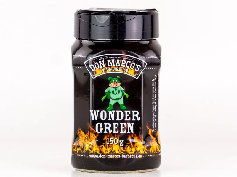 Don Marcos WonderGreen BBQ Rub 150g Dose 1 Don Marcos WonderGreen BBQ Rub 150g Dose