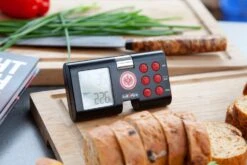 Grillfürst Funk-Thermometer / Grillthermometer / Grillgut Thermometer - Eintracht Frankfurt Edition -Grill Welt Geschäft Eintrach Funkthermometer