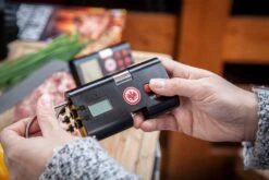 Grillfürst Funk-Thermometer / Grillthermometer / Grillgut Thermometer - Eintracht Frankfurt Edition -Grill Welt Geschäft Eintracht Thermometer Fuehler aufbewahrung