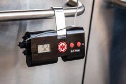 Grillfürst Funk-Thermometer / Grillthermometer / Grillgut Thermometer - Eintracht Frankfurt Edition -Grill Welt Geschäft Eintracht Thermometer Halterung