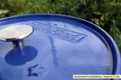 Grillfürst Emaillierter Dutch Oven Ohne Füsse DO7,5 - Blau 10 Grillfürst Emaillierter Dutch Oven Ohne Füsse DO7,5 - Blau -Grill Welt Geschäft Grillfuerst Dutch Oven farbig DO12 blau Deckel