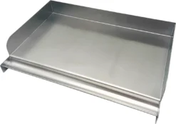 Grillfürst Edelstahl Plancha / Grillplatte / Teppanyaki Pfanne Größe M - 41 X 28 Cm
