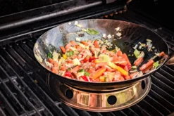 Grillfürst Edelstahl Wok Ø 30 Cm Mit Wokring Für Seitenkocher / Grillrost -Grill Welt Geschäft Grillfuerst Edelstahl Wok 1