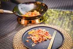 Grillfürst Edelstahl Wok Ø 30 Cm Mit Wokring Für Seitenkocher / Grillrost -Grill Welt Geschäft Grillfuerst Edelstahl Wok Pfanne 1