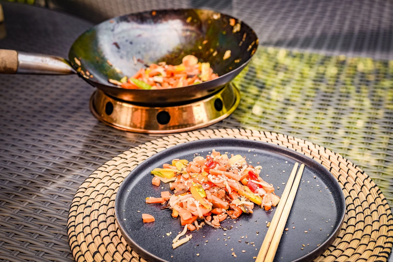 Grillfürst Edelstahl Wok Ø 30 Cm 1 Grillfürst Edelstahl Wok Ø 30 Cm