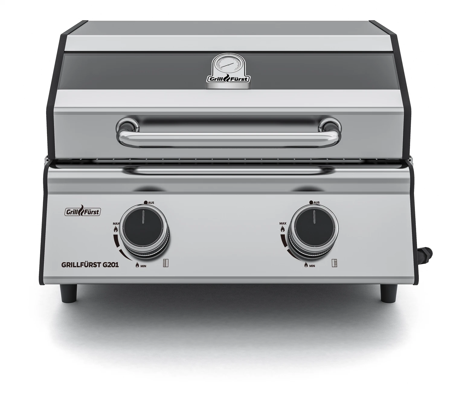 Grillfürst G201E 2-Brenner Gasgrill Portabel V2 - Campinggrill / Balkongrill - X-DEAL Inkl. Untergestell Und Tragetasche 2 Grillfürst G201E 2-Brenner Gasgrill Portabel V2 - Campinggrill / Balkongrill - X-DEAL Inkl. Untergestell Und Tragetasche - Image 2
