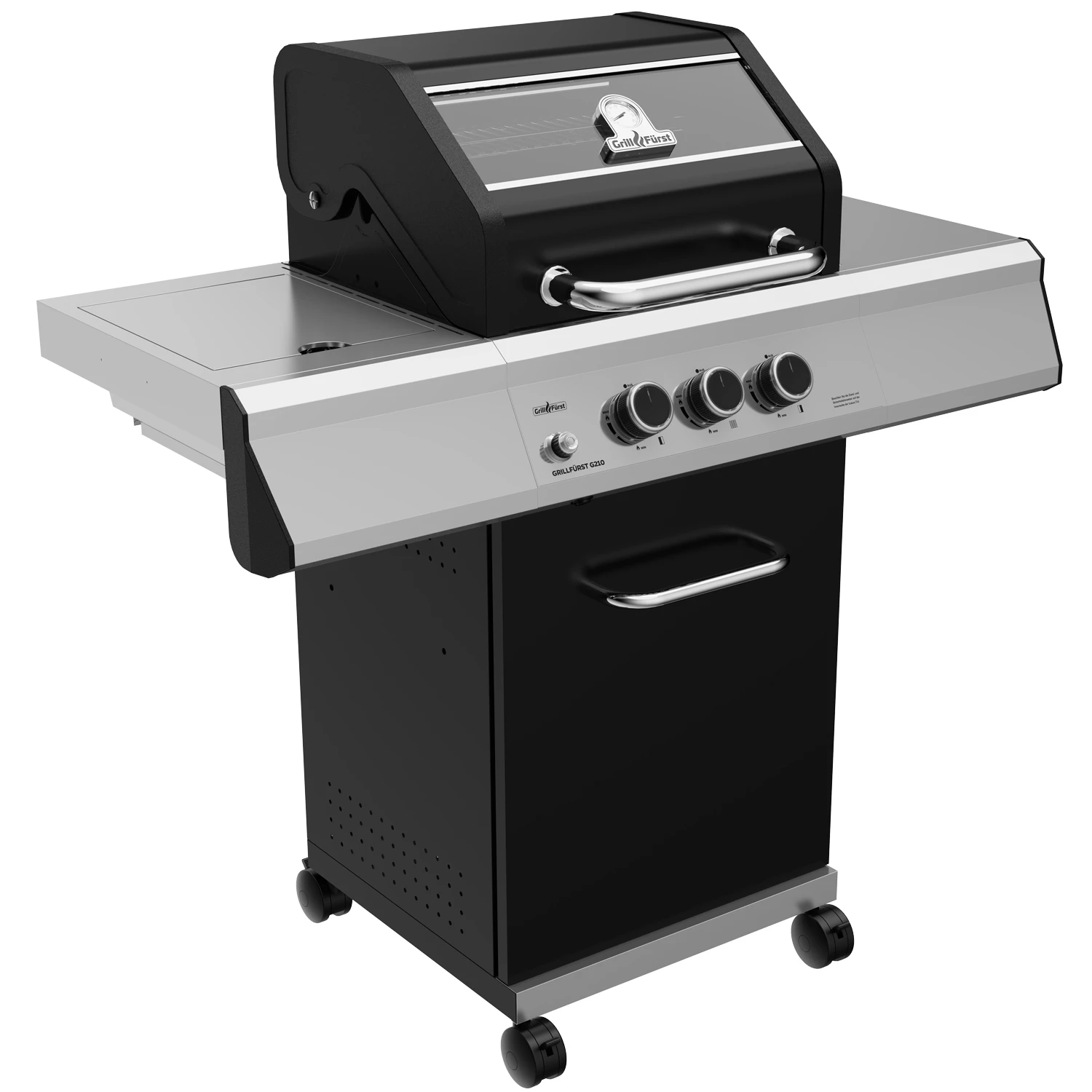 Grillfürst G210G 2-Brenner Gasgrill Mit Hochtemperaturbrenner Und Gusseisen Rosten 2 Grillfürst G210G 2-Brenner Gasgrill Mit Hochtemperaturbrenner Und Gusseisen Rosten - Image 2