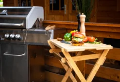 Grillfürst Grill Beistelltisch / Klapptisch Mit Abnehmbaren Schneidebrett 63 Cm X 40 Cm 7 Grillfürst Grill Beistelltisch / Klapptisch Mit Abnehmbaren Schneidebrett 63 Cm X 40 Cm -Grill Welt Geschäft Grillfuerst Grill Beistelltisch Bambus Schneidbrett