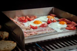 Grillfürst Edelstahl Plancha / Grillplatte / Teppanyaki Pfanne - 32 X 28 Cm -Grill Welt Geschäft Grillfuerst Grillplatte Edelstahl Plancha Teppanyaki Grill