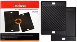 Grillfürst Grillplatte Gusseisen Für Signet / 38,1 X 33 Cm