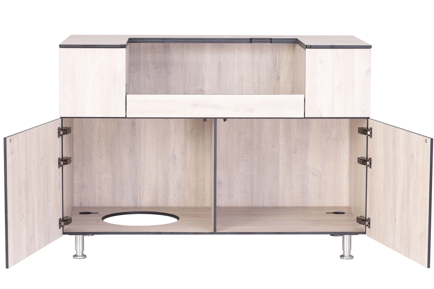 Grillfürst Outdoor Küche Grillschrank Modul OKG130 Eiche 2 Grillfürst Outdoor Küche Grillschrank Modul OKG130 Eiche - Image 2