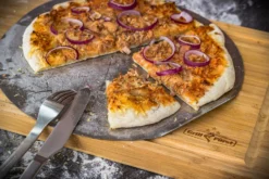 Grillfürst Pizzastein 33 Cm Mit Pizzablech -Grill Welt Geschäft Grillfuerst Pizzablech Schneidebrett 1