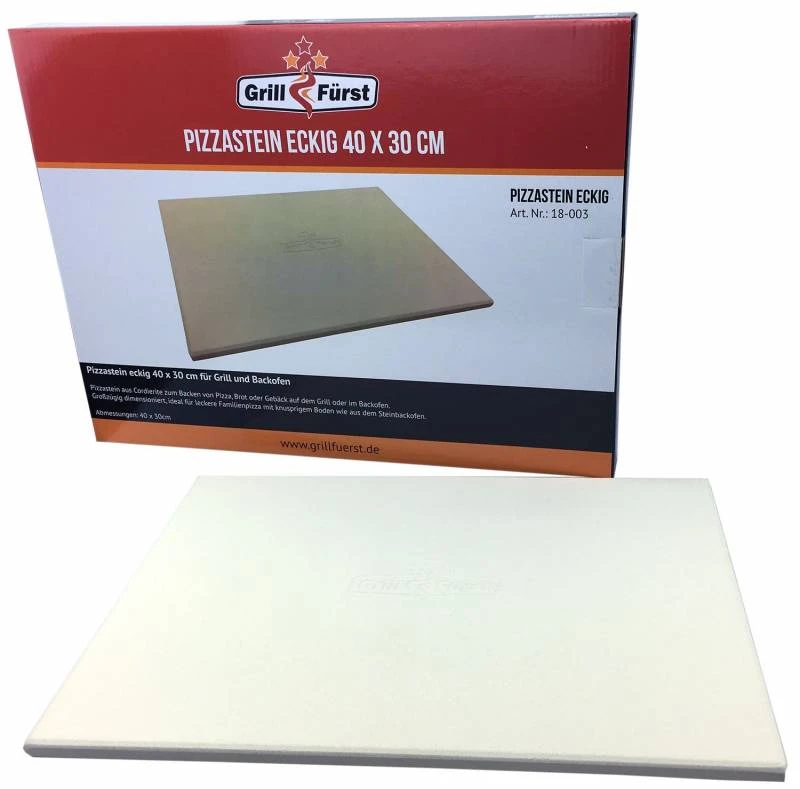 Grillfürst Pizzastein Eckig 40 X 30 Cm Mit Pizzablech 1 Grillfürst Pizzastein Eckig 40 X 30 Cm Mit Pizzablech