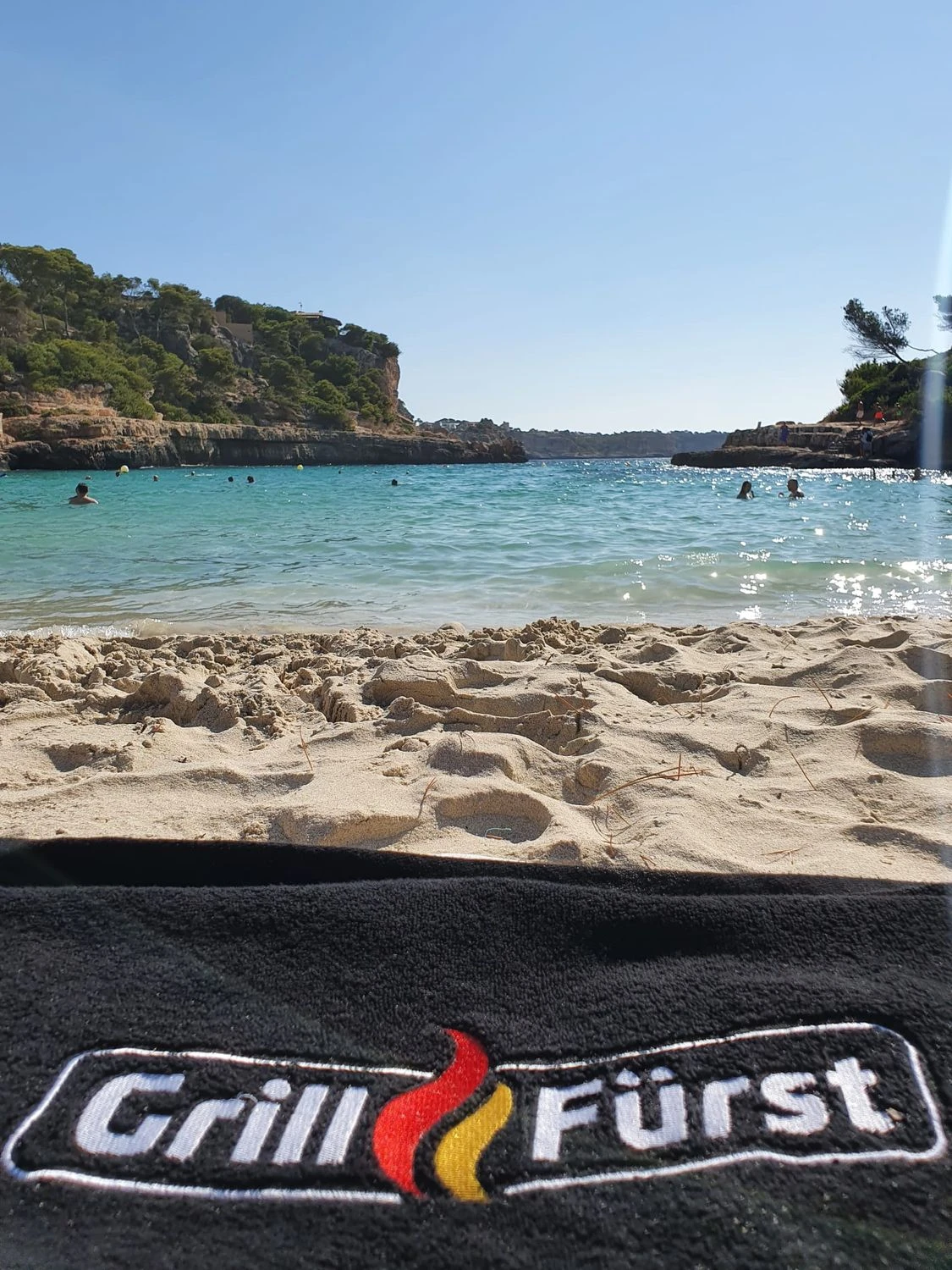 Grillfürst Premium Saunatuch / Handtuch / Badetuch / Strandtuch XL, 100% Baumwolle, 90 X 200 Cm 1 Grillfürst Premium Saunatuch / Handtuch / Badetuch / Strandtuch XL, 100% Baumwolle, 90 X 200 Cm