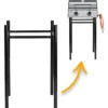 Grillfürst G201E 2-Brenner Gasgrill Portabel V2 - Campinggrill / Balkongrill - X-DEAL Inkl. Untergestell Und Tragetasche