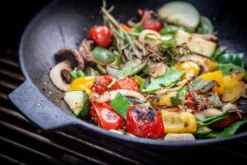 Grillfürst Gusseisen Wok Mit 2 Griffen Ø 30 Cm -Grill Welt Geschäft Grillfuerst Wok gusseisen