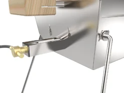 Knister Edelstahl-Gasgrill - Ausziehbarer Kompaktgrill 14 Knister Edelstahl-Gasgrill - Ausziehbarer Kompaktgrill -Grill Welt Geschäft Knister Edelstahl Gasgrill Kompaktgrill Gasanschluss Detail