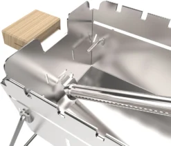 Knister Edelstahl-Gasgrill - Ausziehbarer Kompaktgrill 15 Knister Edelstahl-Gasgrill - Ausziehbarer Kompaktgrill -Grill Welt Geschäft Knister Edelstahl Gasgrill Kompaktgrill Montage Brenner