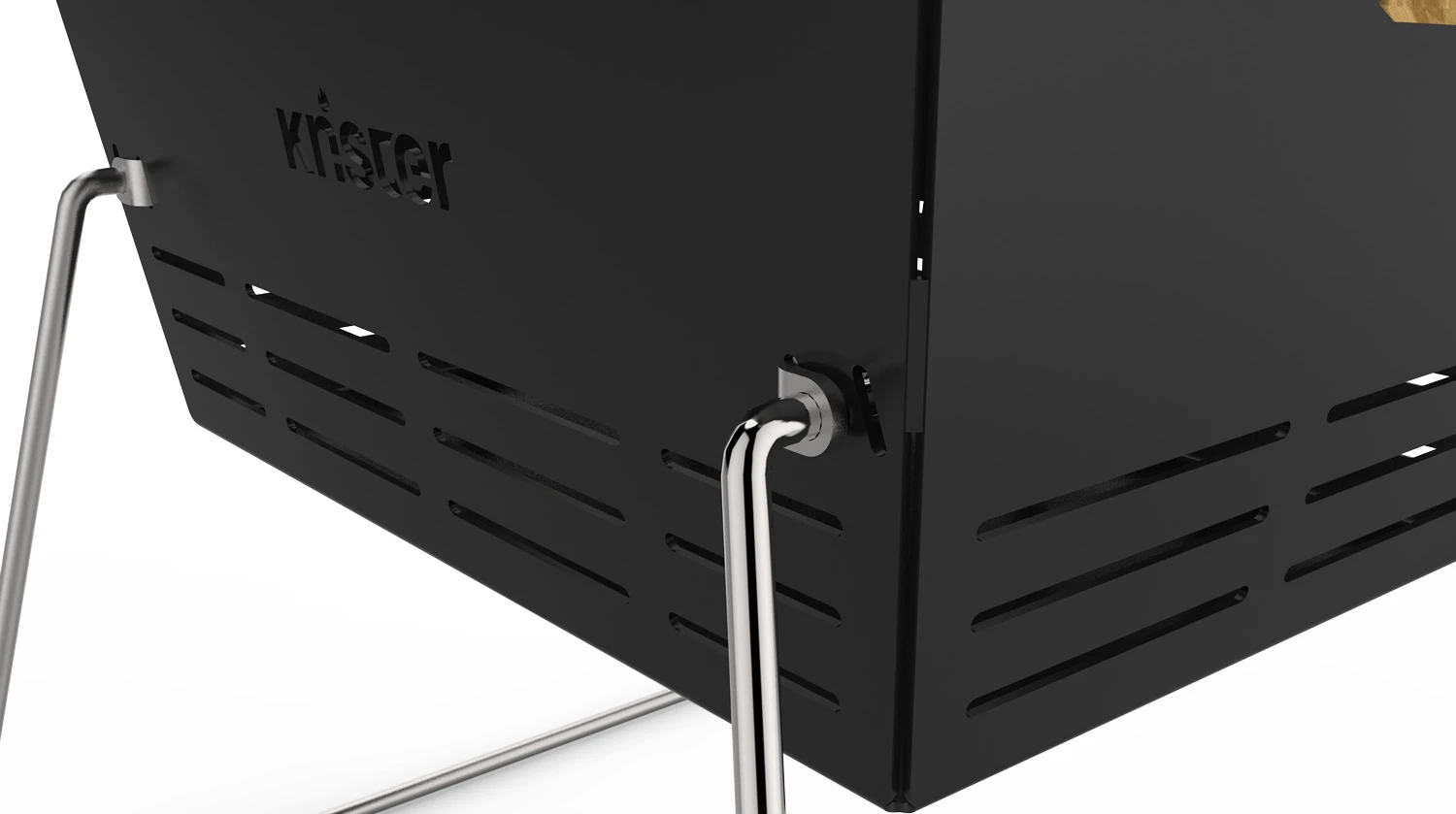 Knister Grill Small - Holzkohle Kompaktgrill 5 Knister Grill Small - Holzkohle Kompaktgrill - Image 5