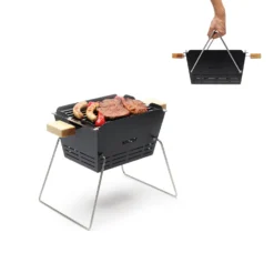 Knister Grill Small - Holzkohle Kompaktgrill 14 Knister Grill Small - Holzkohle Kompaktgrill -Grill Welt Geschäft Knister Small Transport Henkel umklappbar