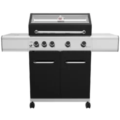 Grillfürst G410E 4-Brenner Gasgrill - 1. FC Köln Edition - Edelstahlroste