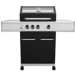Grillfürst G310E 3-Brenner Gasgrill - 1. FC Köln Edition - Edelstahlroste
