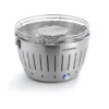 LotusGrill Classic - Holzkohle Tischgrill - Metallicsilber Inkl. Tasche