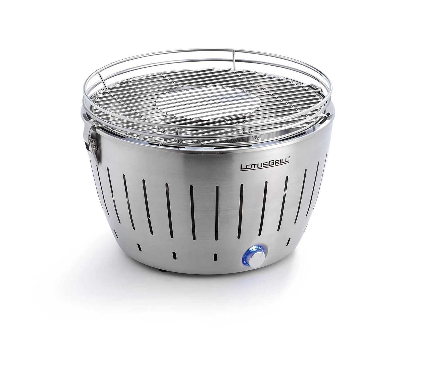 LotusGrill Classic - Holzkohle Tischgrill - Metallicsilber Inkl. Tasche 1 LotusGrill Classic - Holzkohle Tischgrill - Metallicsilber Inkl. Tasche