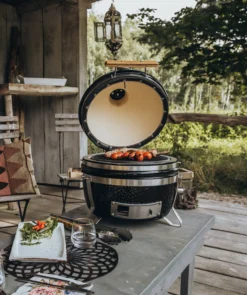 Monolith ICON Black Keramikgrill Tischgrill Inkl. Gestell -Grill Welt Geschäft Monolith Keramikgrill Icon Tischgrill